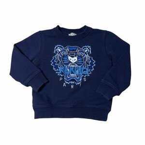 Kenzo Paris Kid Navy Blue Crewneck Sweater Toddler 4